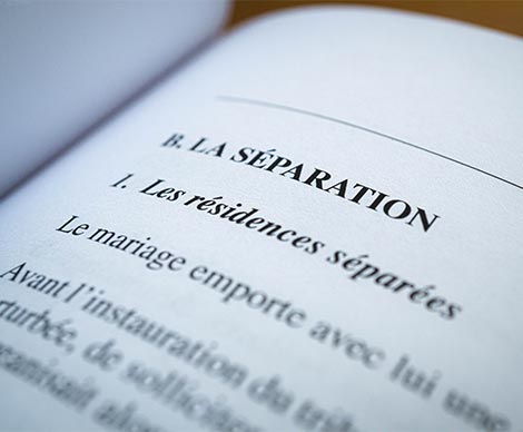 Séparation et divorce